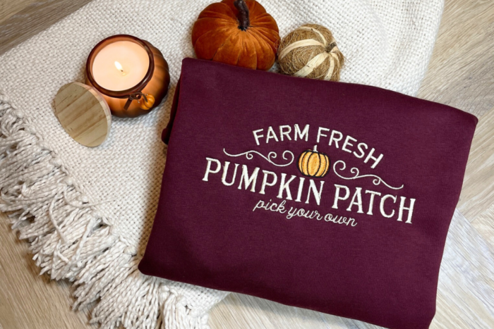 Dark Cherry pumpkin patch jumper